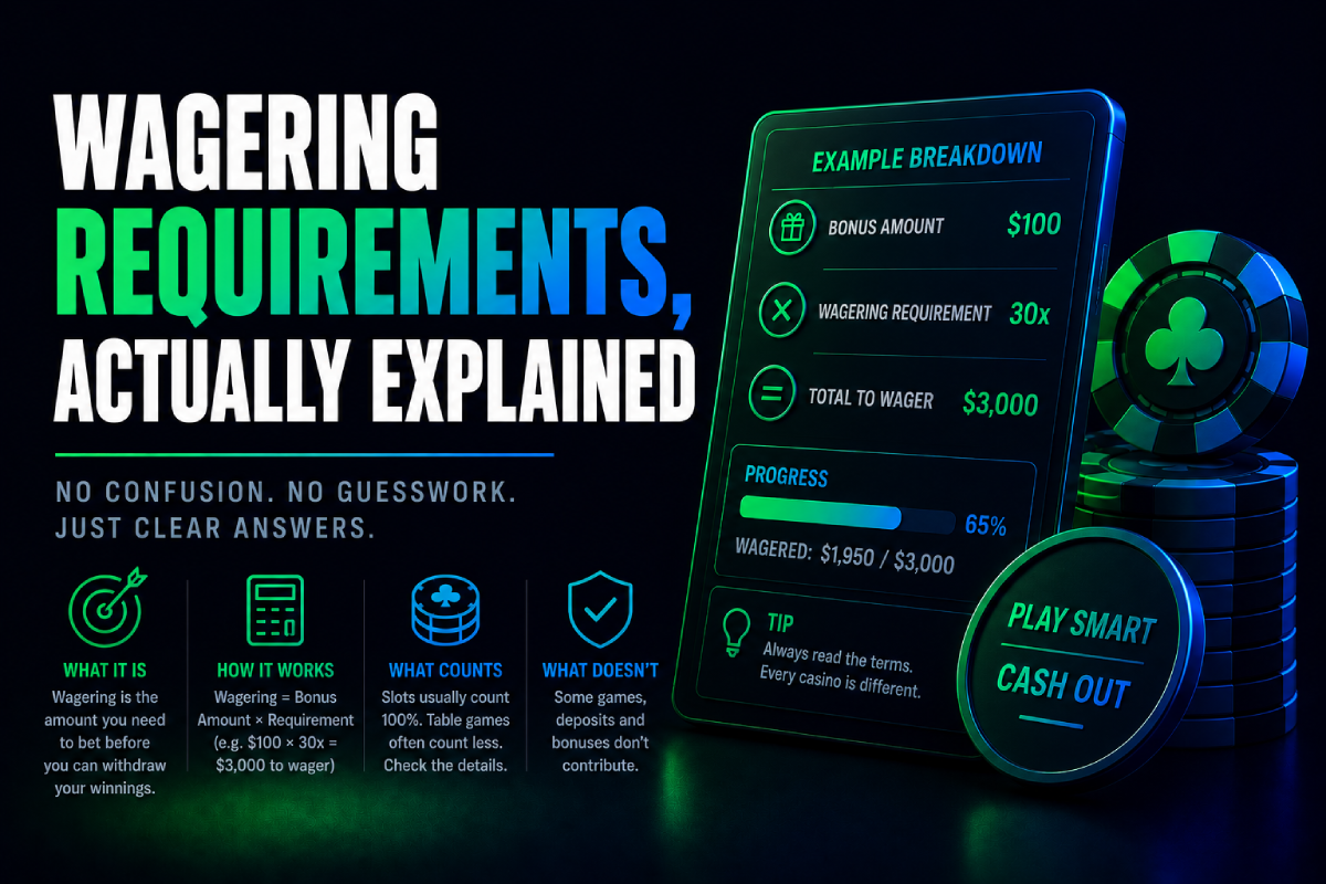 Wagering requirements, actually explained